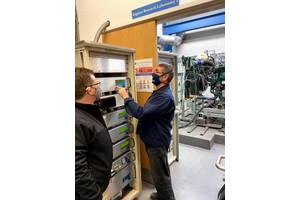 Engine emission lab. Photo courtesy MariNH3 consortium/University of Nottingham